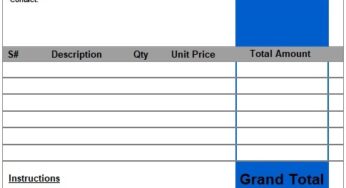 Sales Order Template