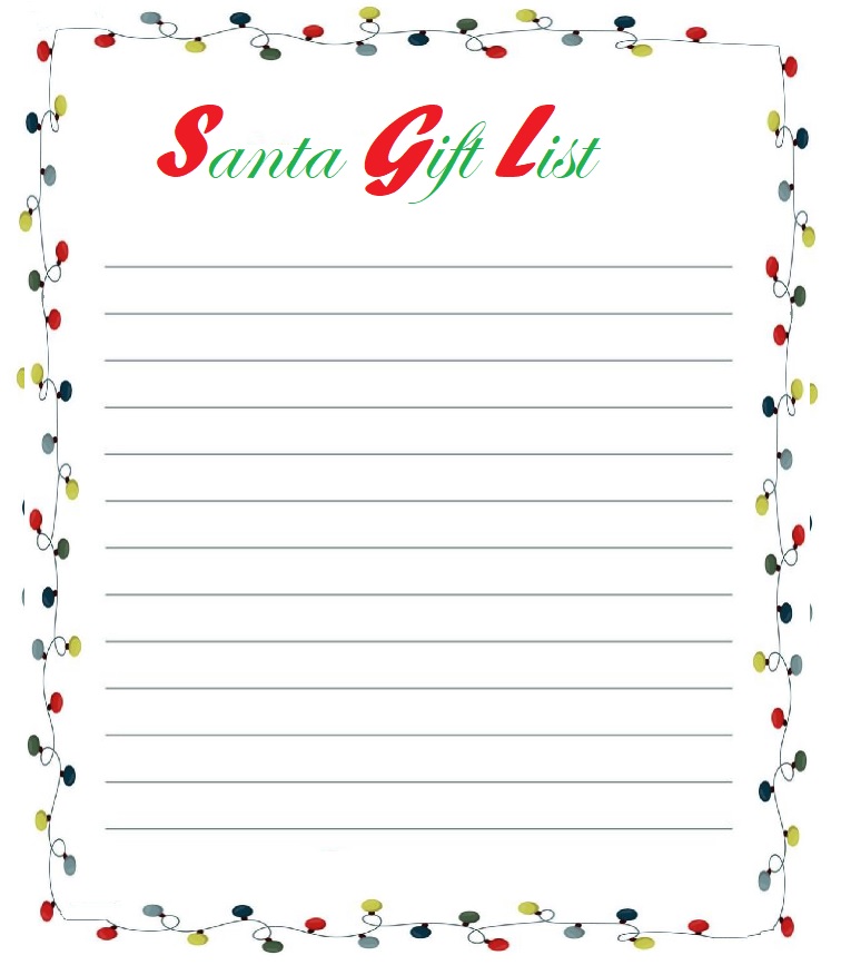 Santa List Template Free Word & Excel Templates