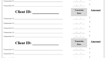 Itemized Receipt Template