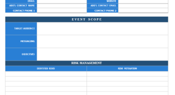 Event Planner Template