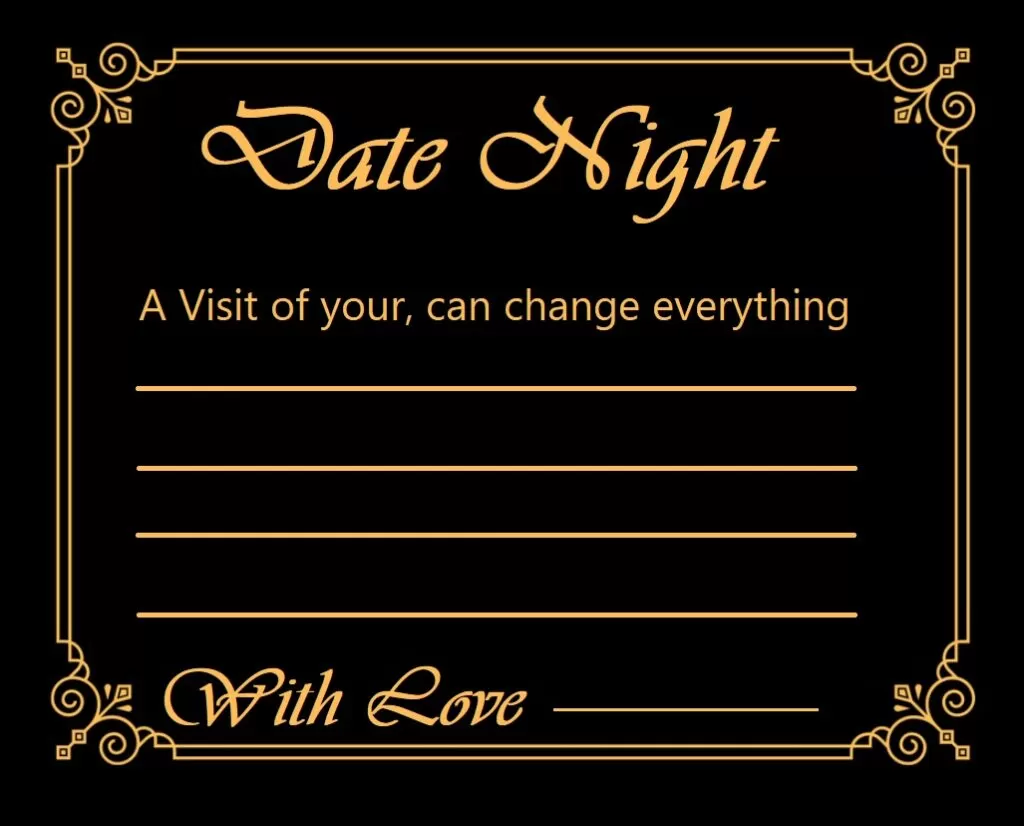 date night invitation format