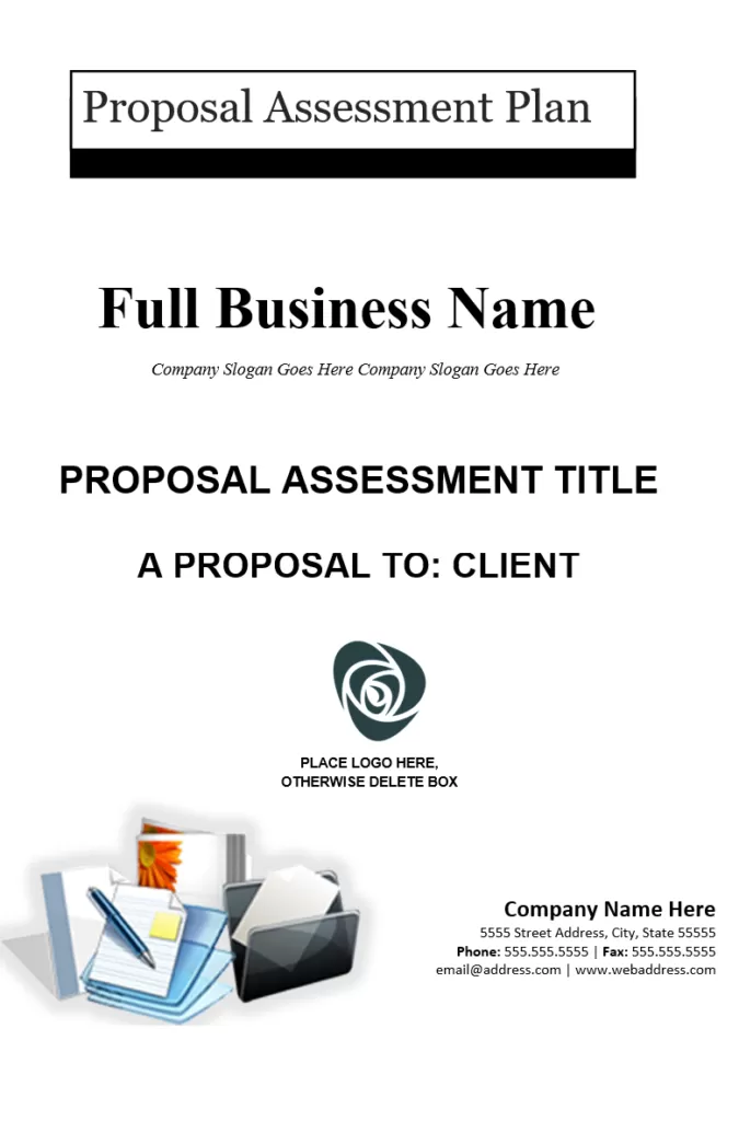 Proposal Assessment Plan Template