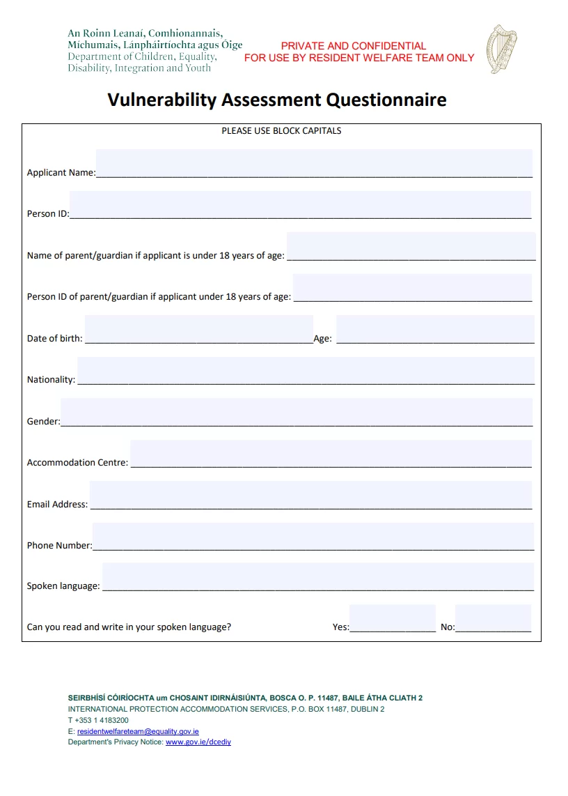 Vulnerability Assessment Template